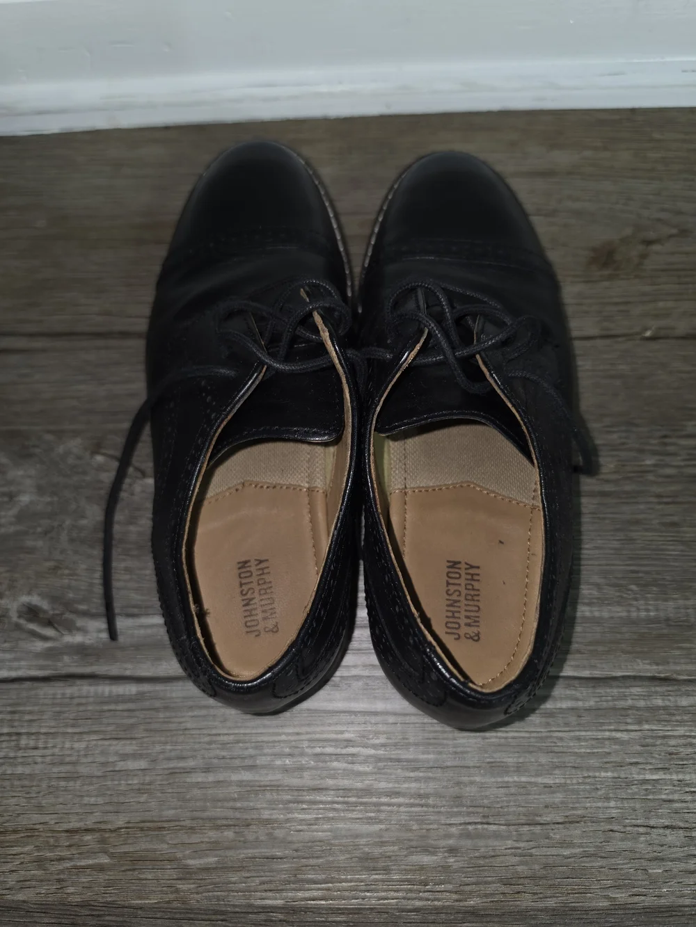 Johnston & Murphy Kids  Conard Cap Toe (Little Kid)